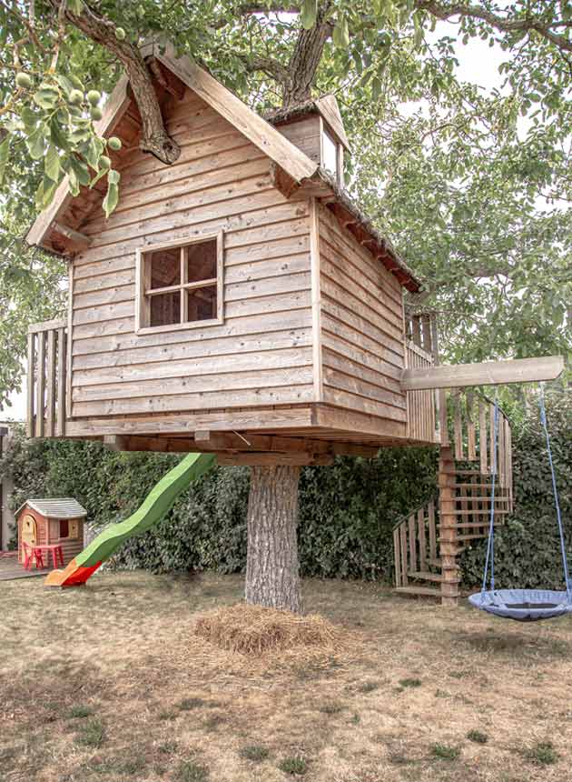 cabane en bois